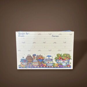36 Recipe Cards NOS Main Street Press Susan Winget American Kitchen 4x6 1999